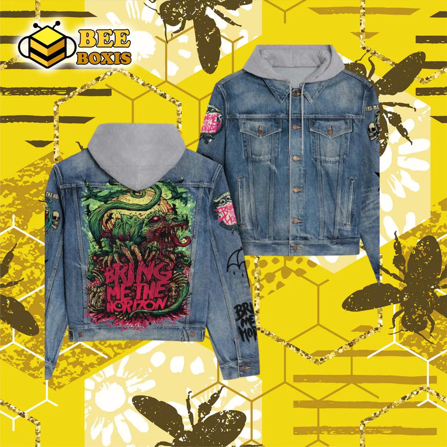 Bring methe norizon hooded denim jacket.png