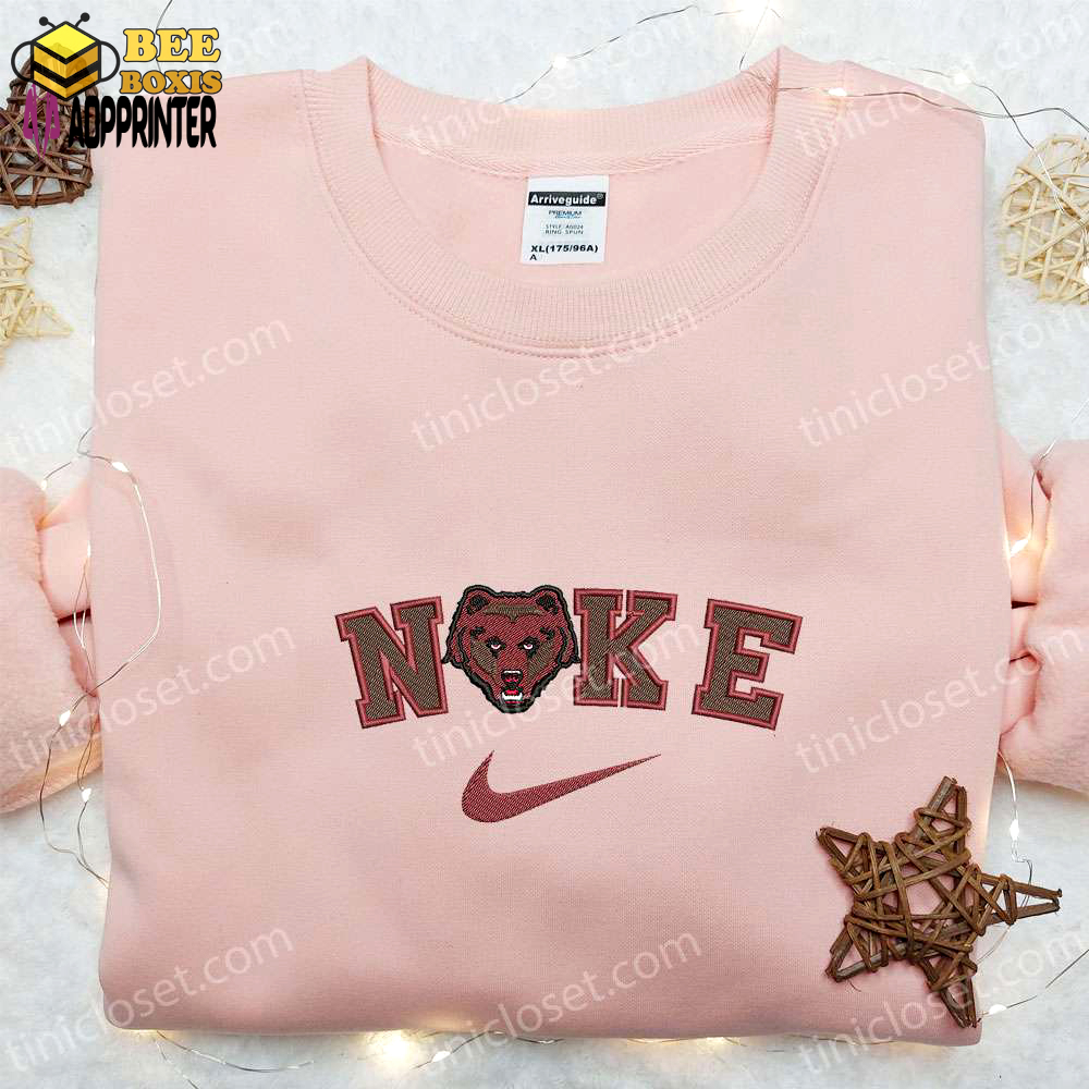 Brown bears x nike embroidered shirt & ncaa sports hoodie: best gift idea for sports fans