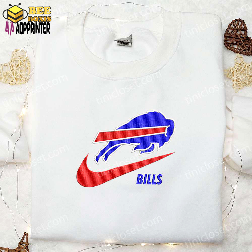 Buffalo bills nike swoosh shirt & sports hoodie – best nfl gift idea