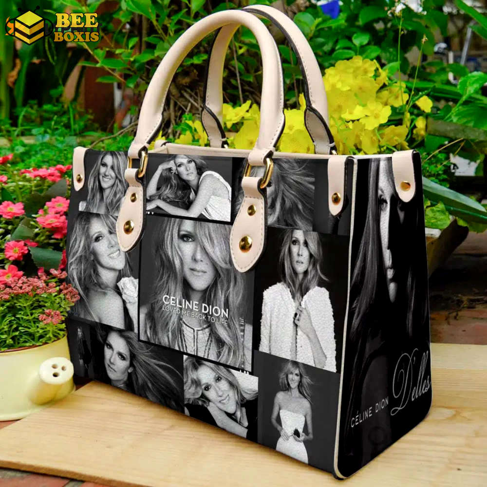 Celine dion leather handbag gift for women