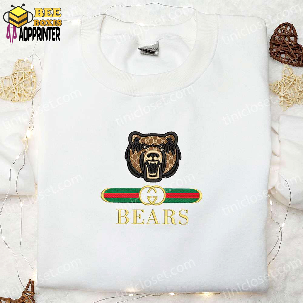 Central arkansas bears gucci embroidered shirt & hoodie: perfect ncaa sports gift
