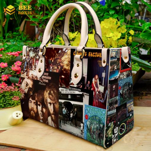 Creedence clearwater revival 2 leather handbag gift for women