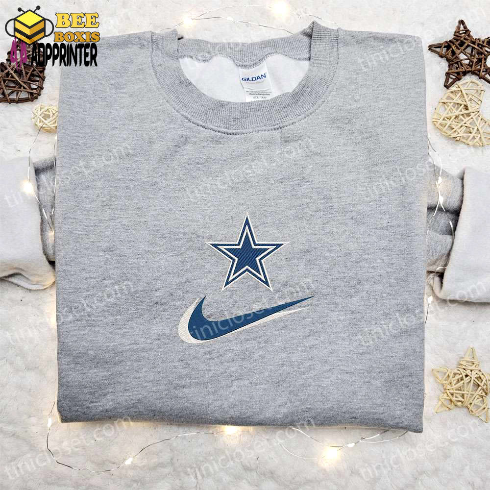 Dallas cowboys x nike swoosh shirt & nfl sports hoodie: best gift ideas