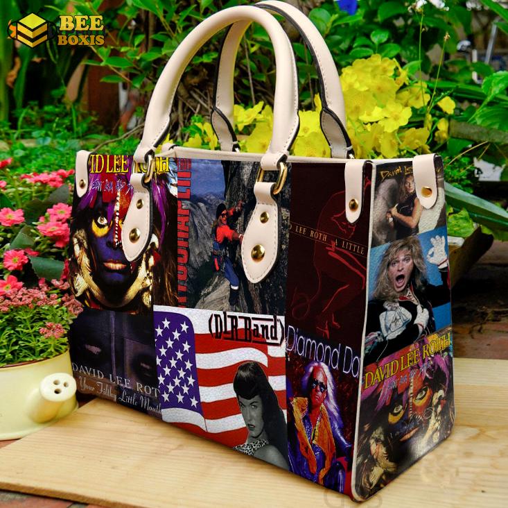 David lee roth leather handbag for women gift