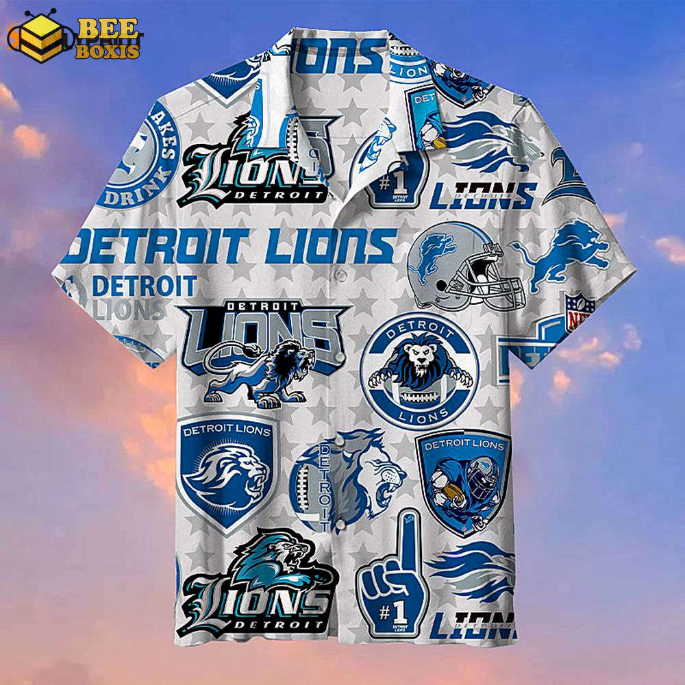 Detroit lions i unisex hawaiian shirt