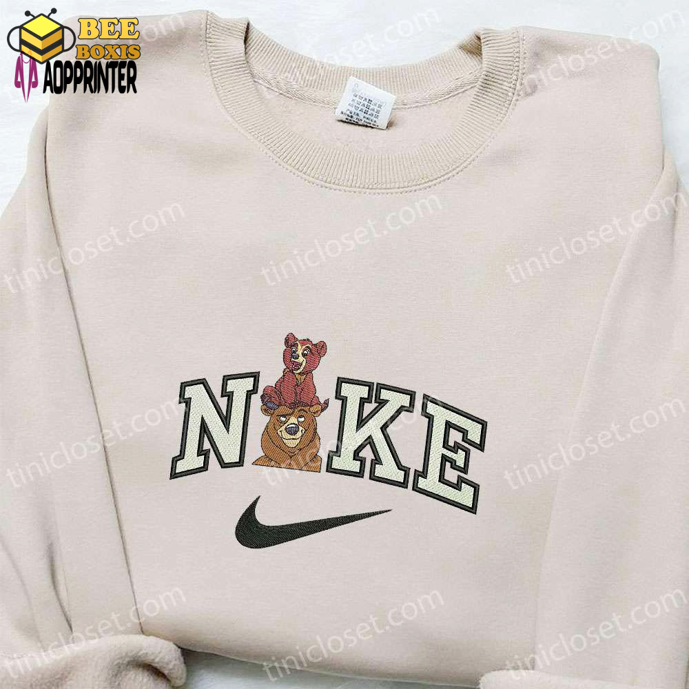 Disney brother bear characters shirt: kenai and koda embroidered