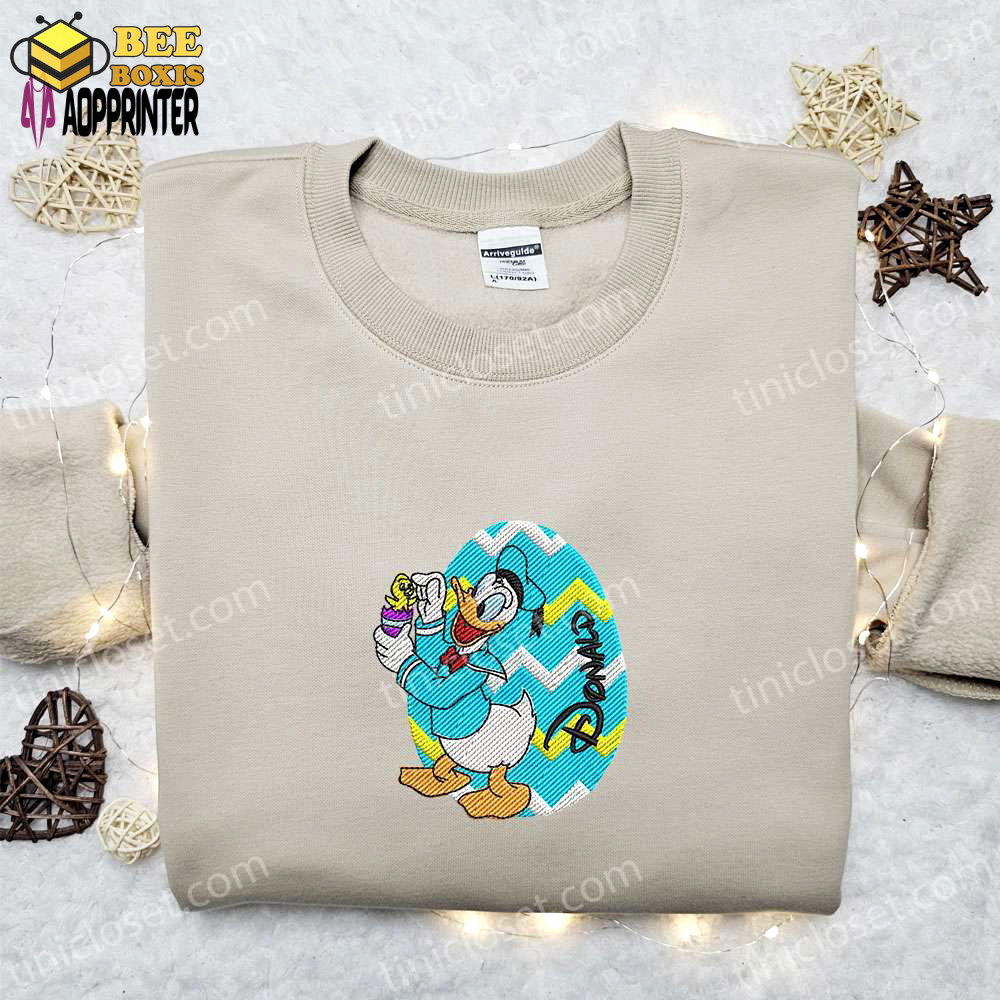 Disney donald duck easter chick shirt & characters hoodie – perfect thanksgiving day gift!