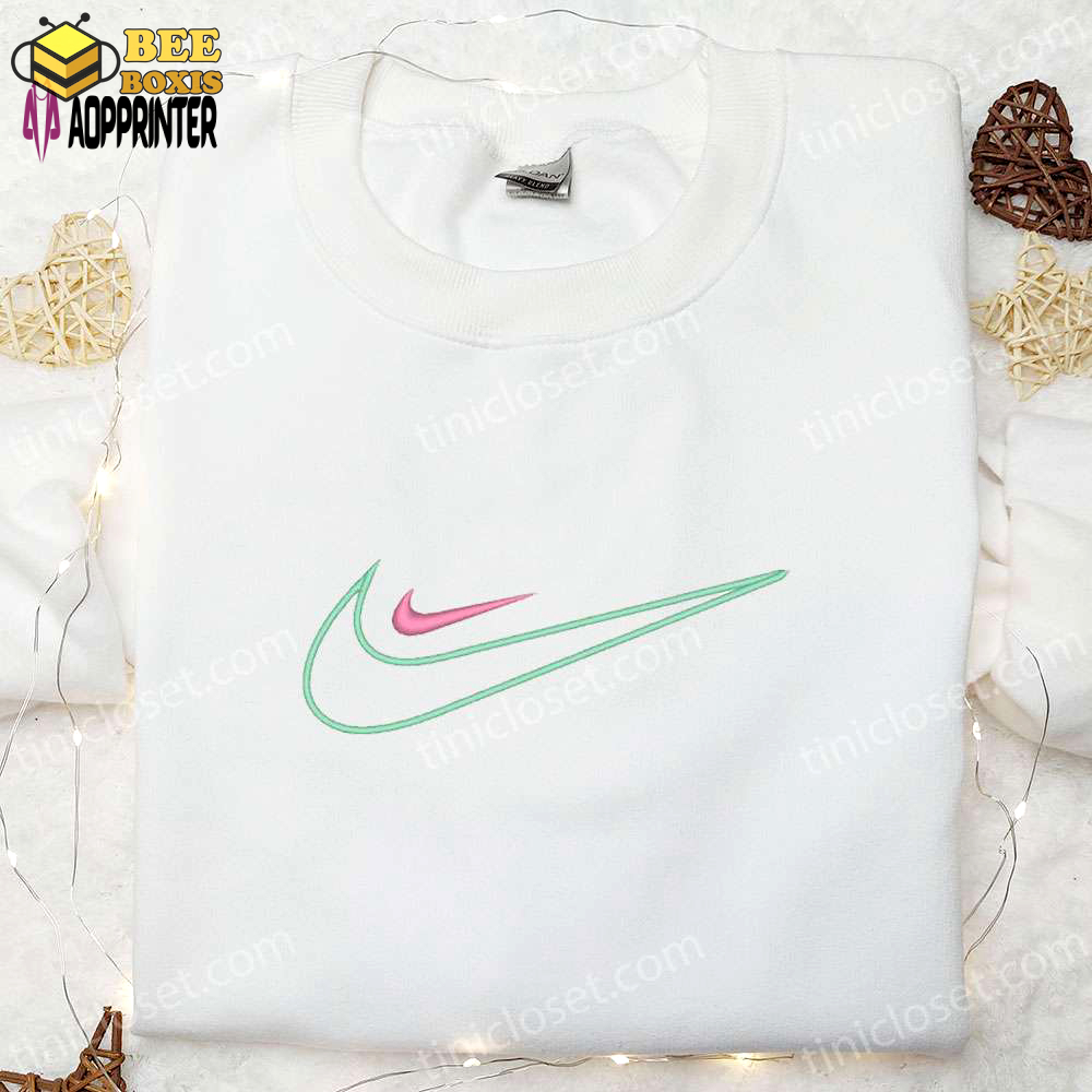 Double brand logo embroidered shirt: stylish & authentic apparel for fashion enthusiasts