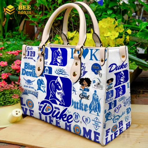 Duke blue devils 1 leather handbag gift for women