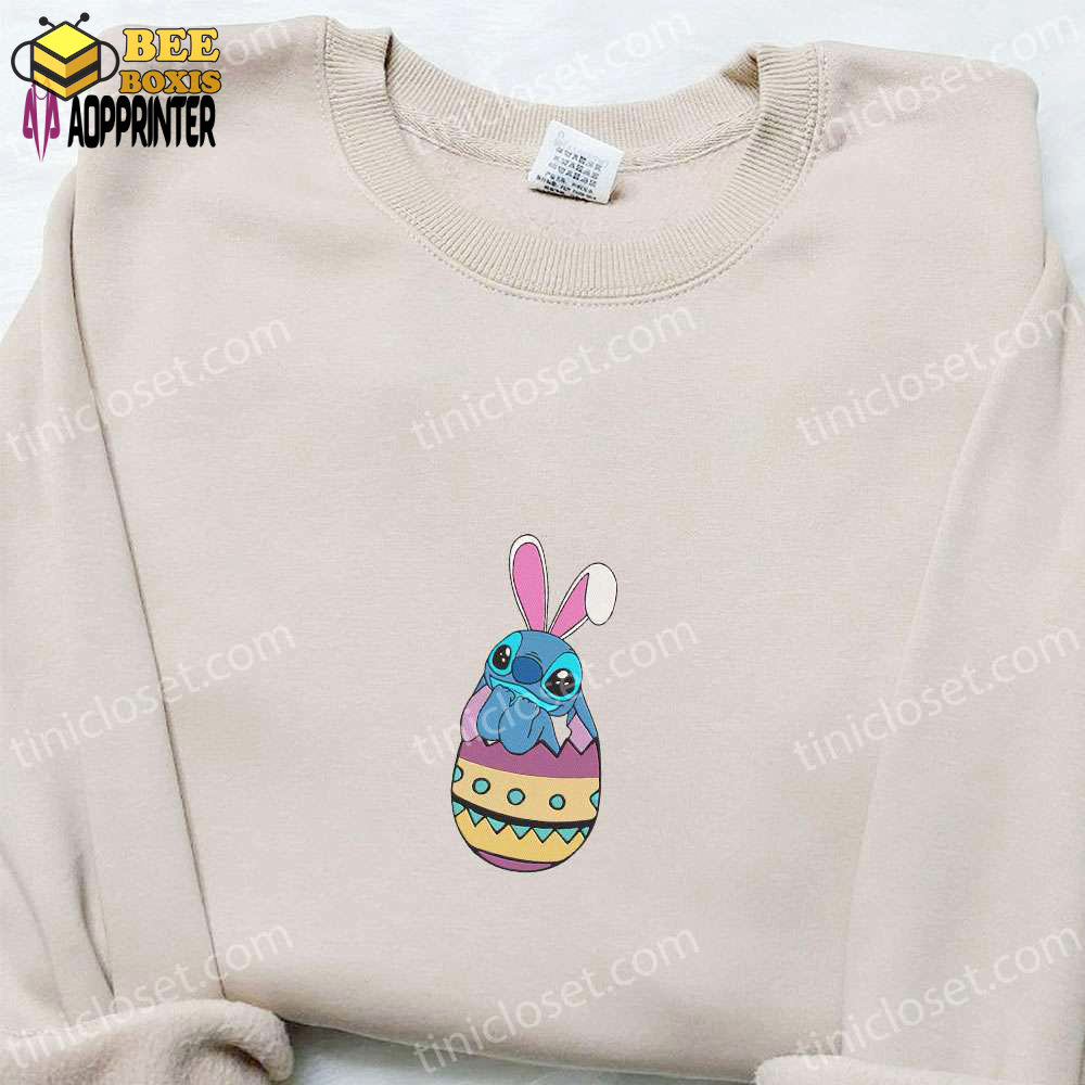 Easter egg stitch shirt disney characters hoodie thanksgiving gift ideas