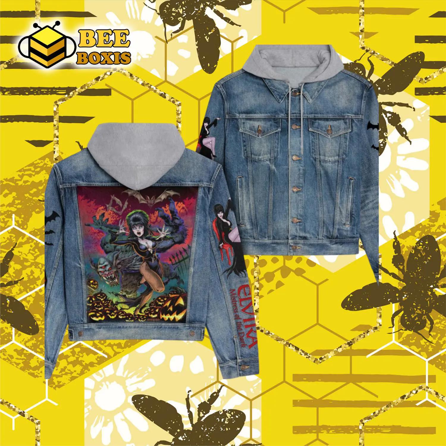 Elvira mistress of the drak hooded denim jacket.png