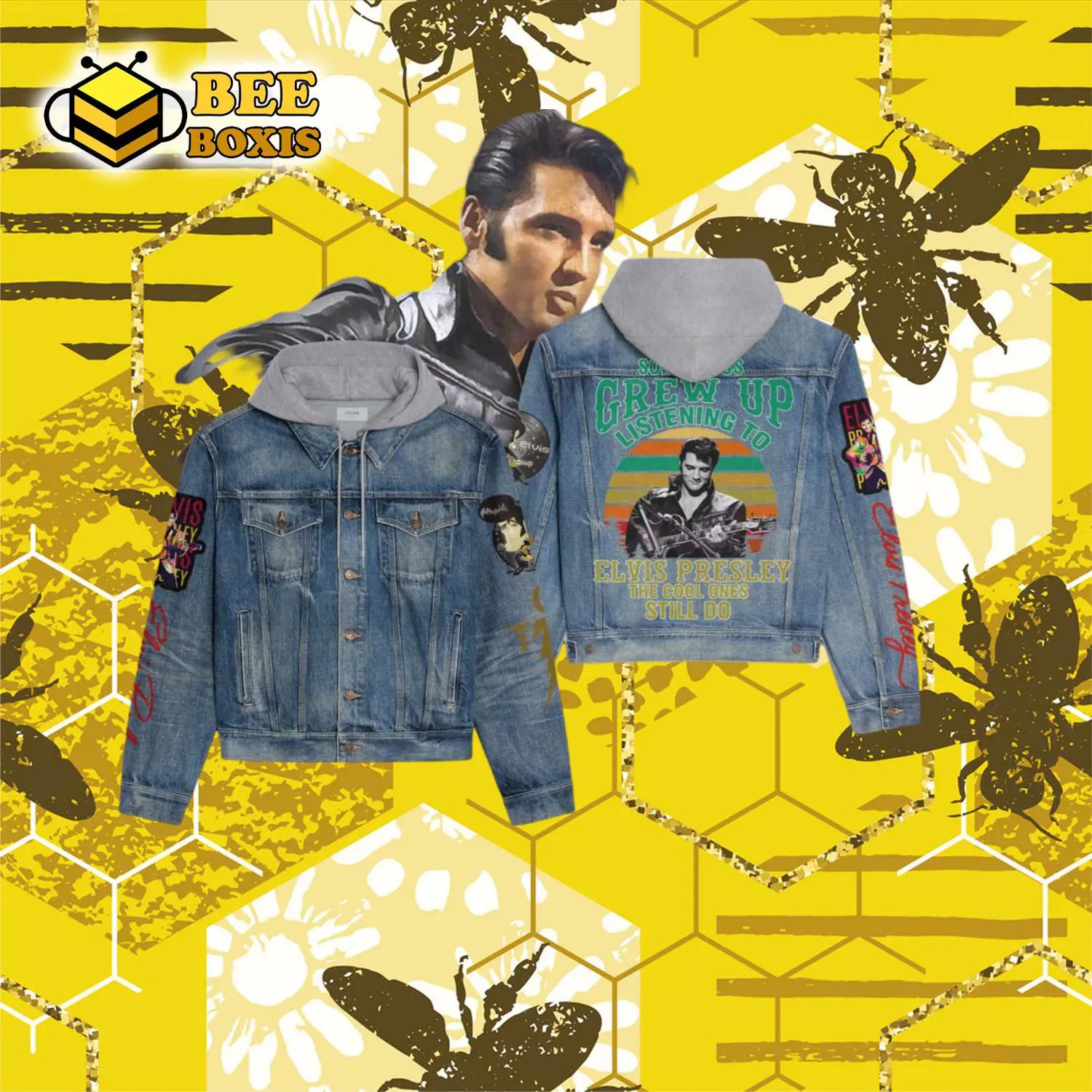 Elvis presley the cool ones still do hooded denim jacket.png