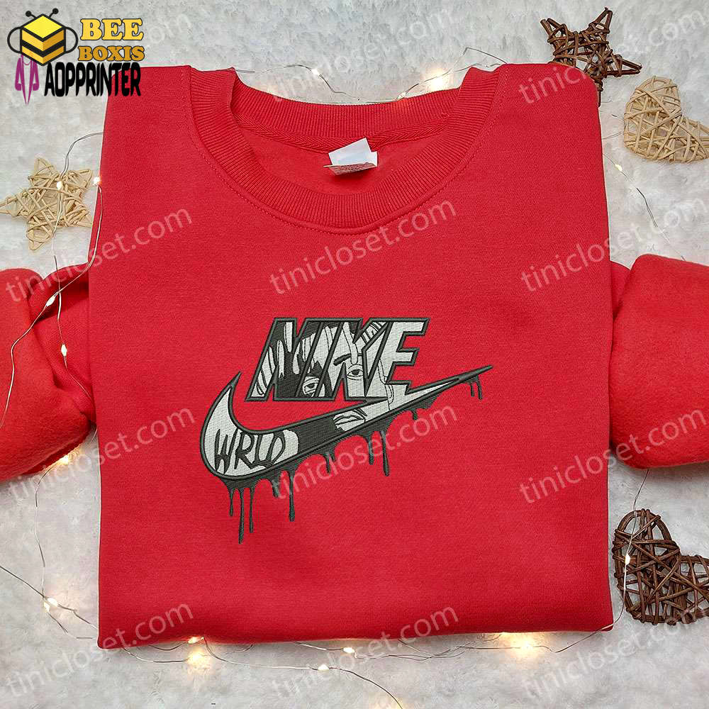 Exclusive juice wrld x nike embroidered shirt celebrity sweatshirt & custom hoodie