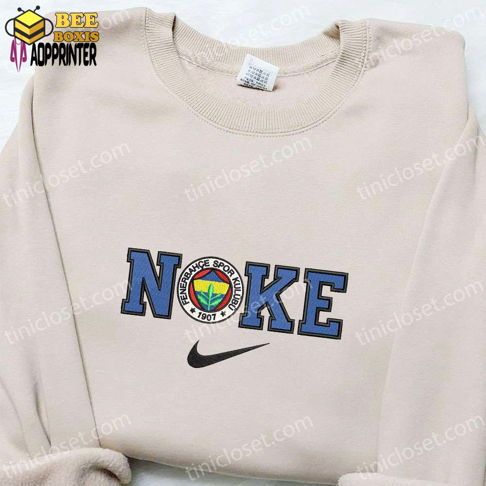 Fenerbahce sports embroidered shirt: show your true fan spirit!