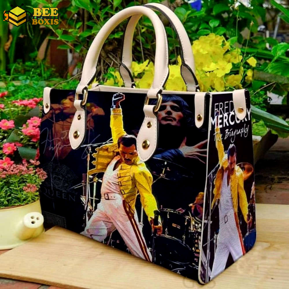 Freddie mercury 1 leather handbag for women gift