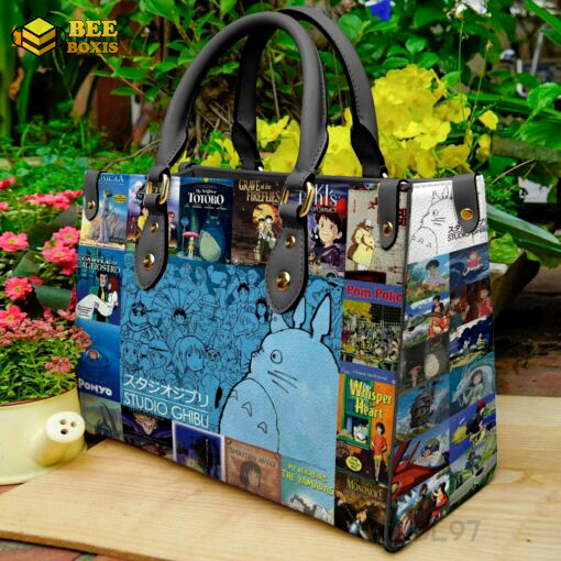 Ghibli 1 leather handbag gift for women