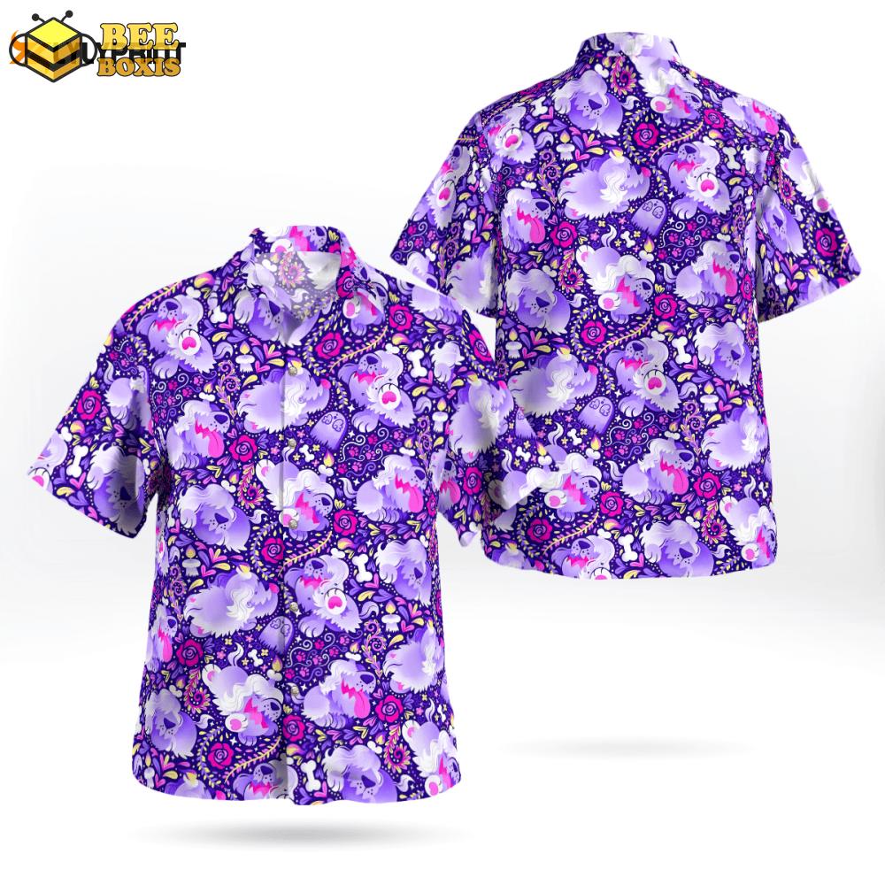 Go tropical with greavard pokemon hawaiian shirt – stylish fun and comfortable