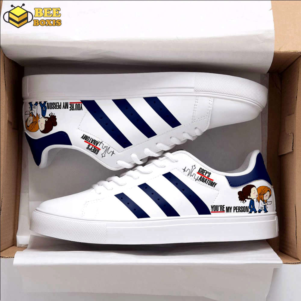 Grey’s anatomy 2 skate shoes for men women fans gift
