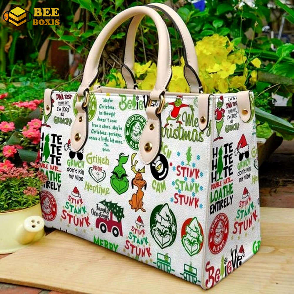 Grinch 9 leather handbag 1