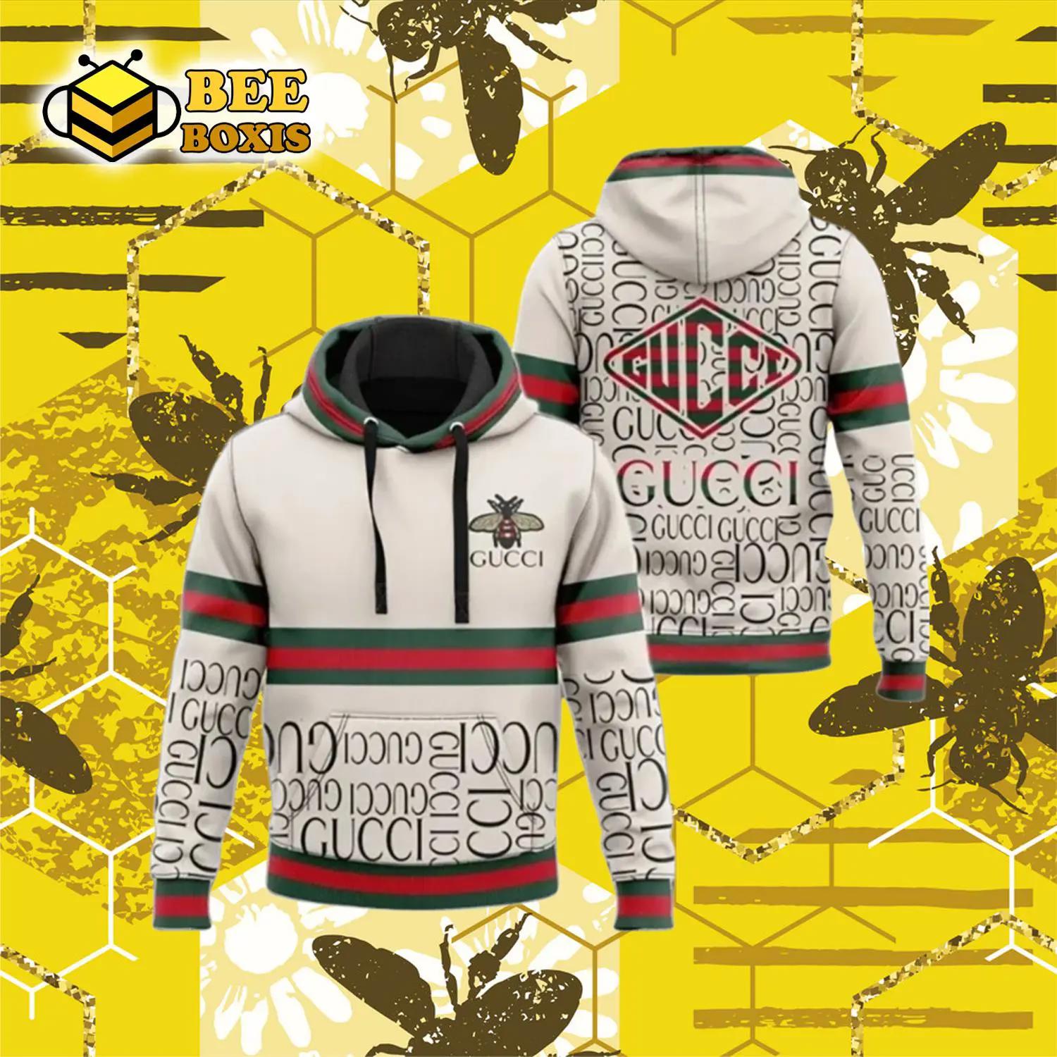 Gucci bee unisex hoodie for men women luxury brand clothing clothes outfit
