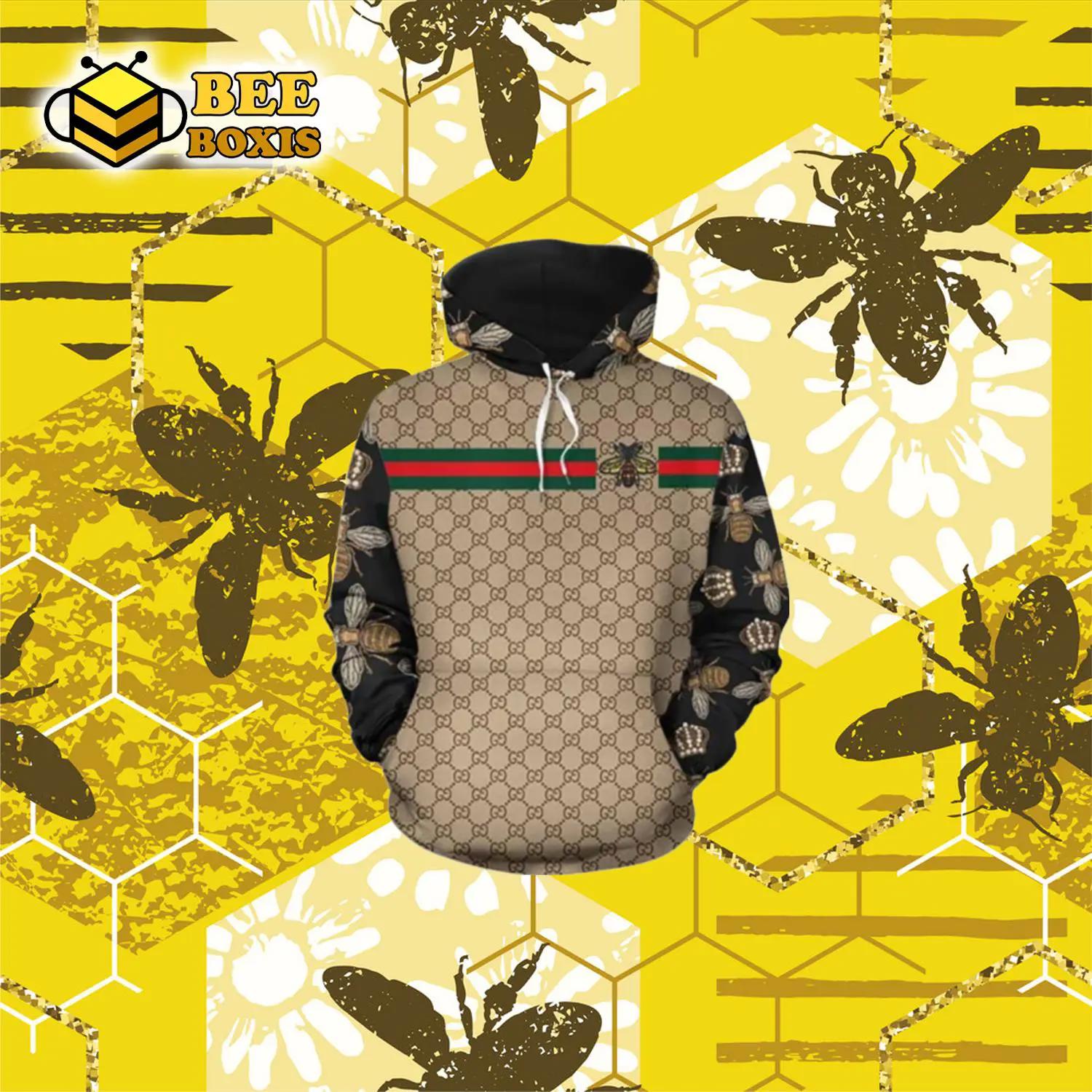 Gucci bee unisex hoodie for men women luxury brand outfit