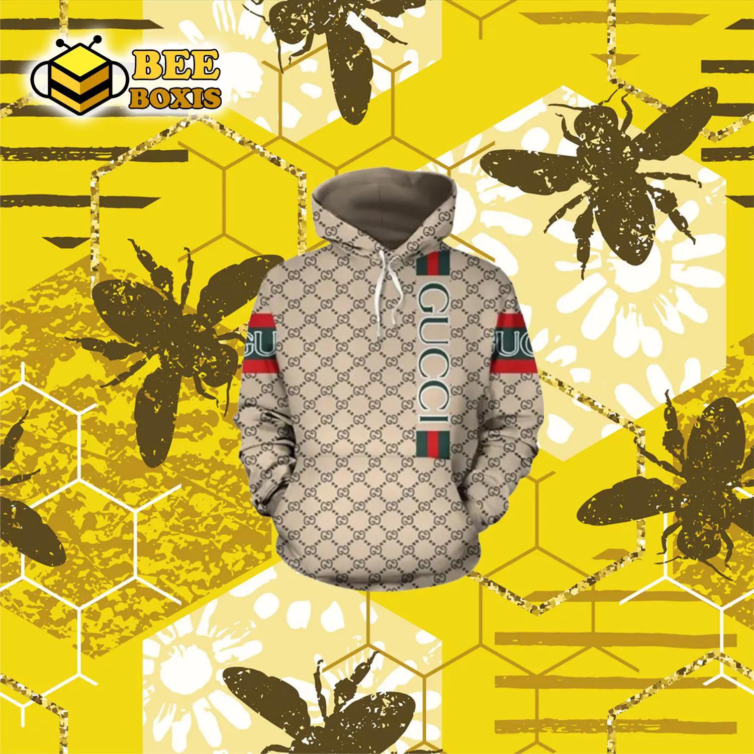 Gucci beige unisex hoodie for men women luxury brand clothing clothes outfit