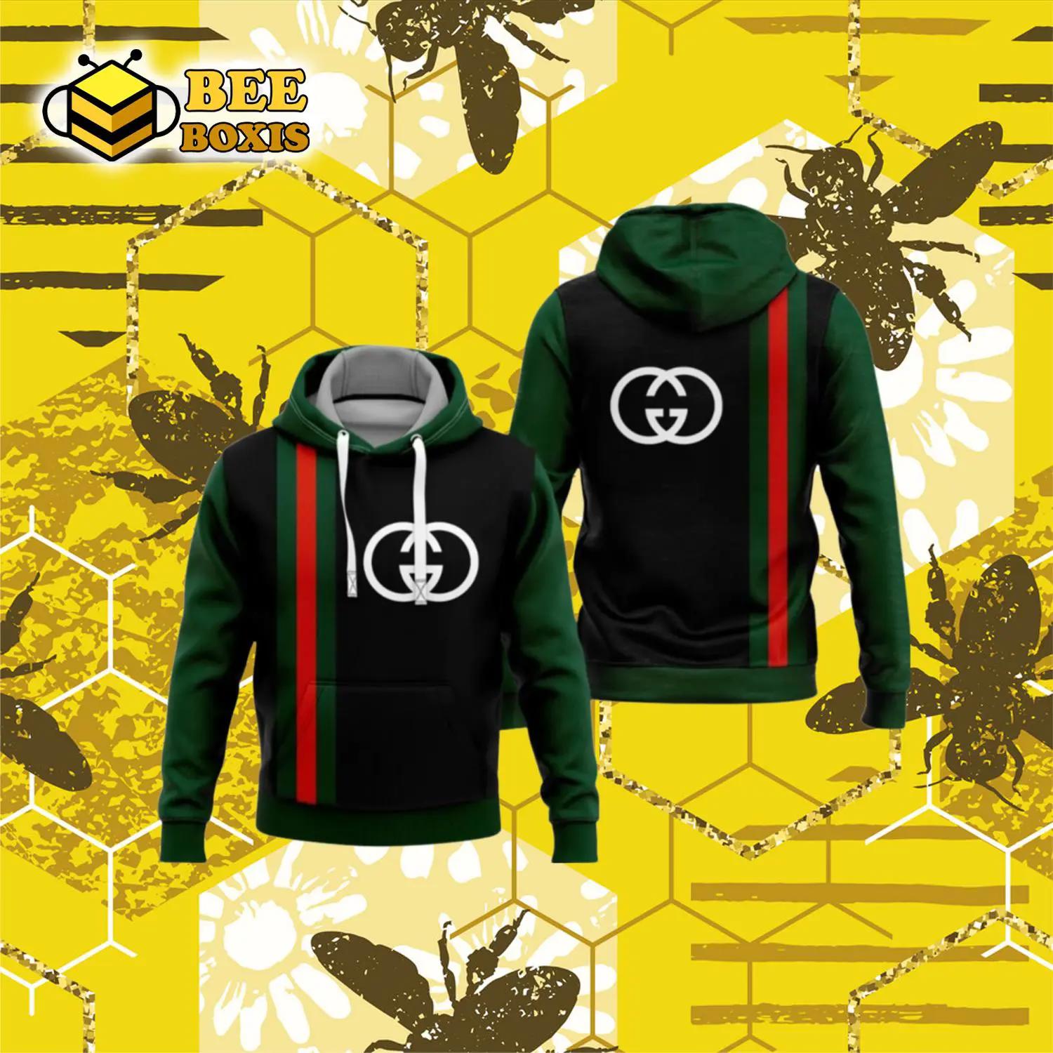 Gucci black luxury unisex hoodie luxury brand outfit for men women