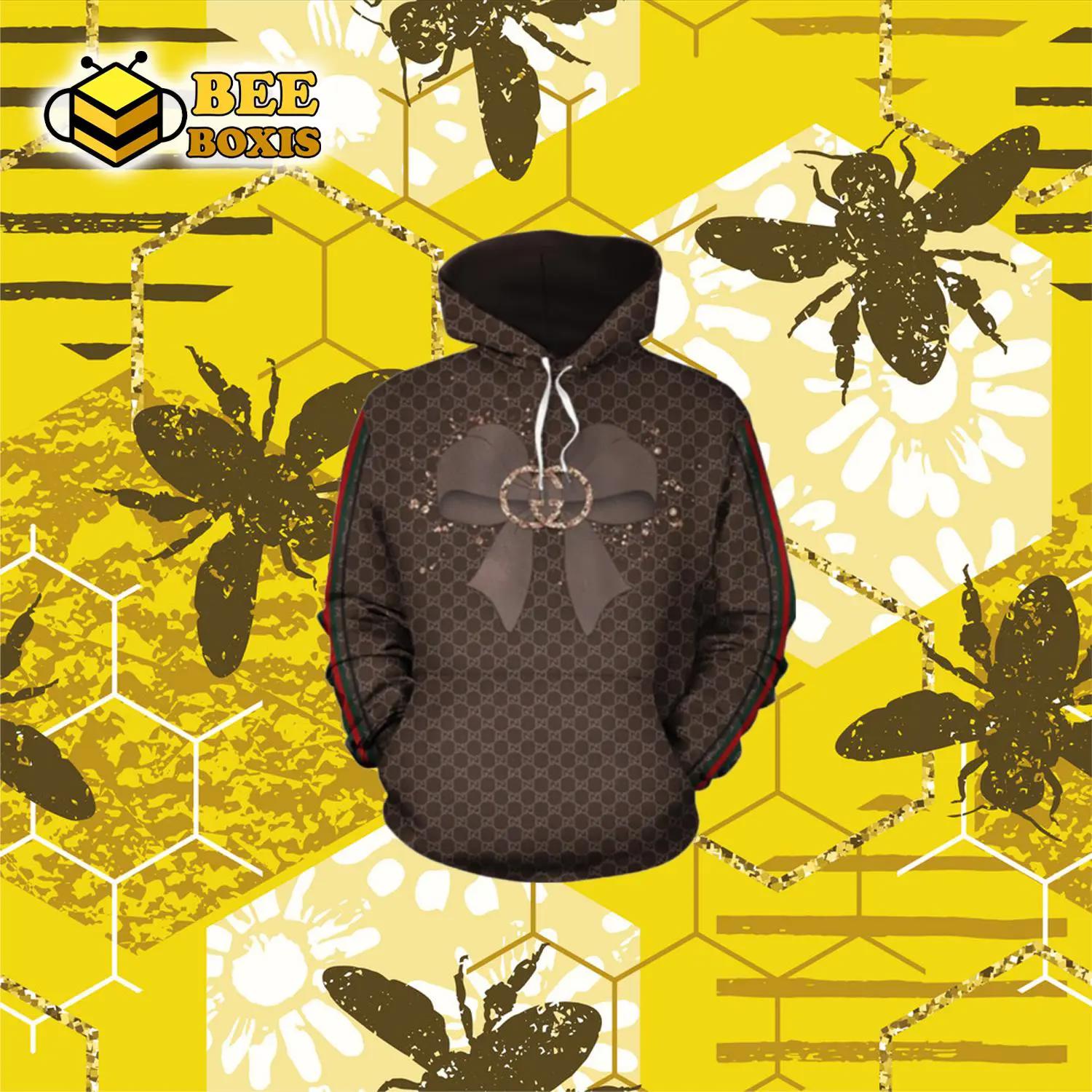 Gucci brown unisex hoodie for men women luxury brand outfit