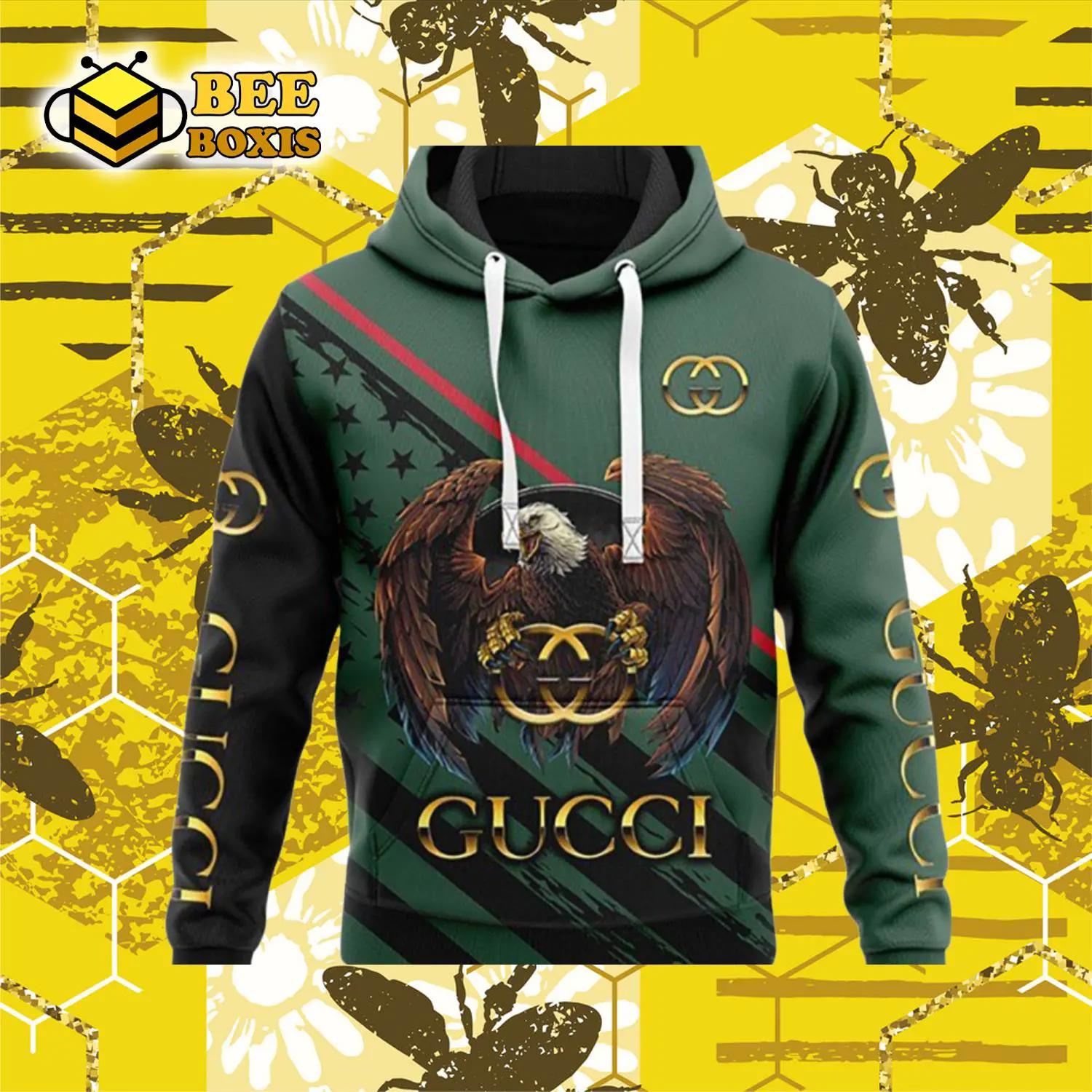 Gucci eagle fashion luxury brand hoodie for men women