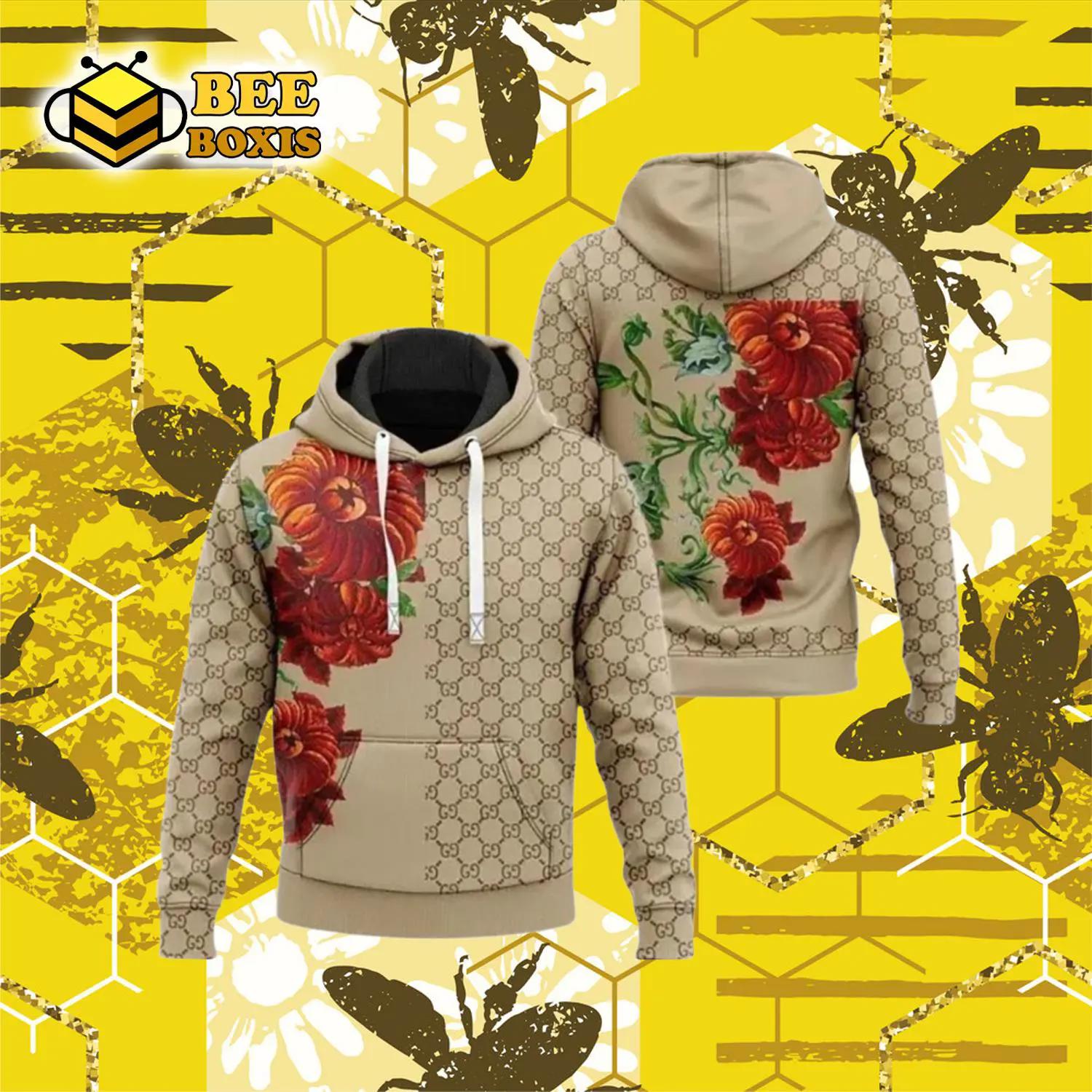 Gucci flower unisex hoodie gucci logo hoodie for men women
