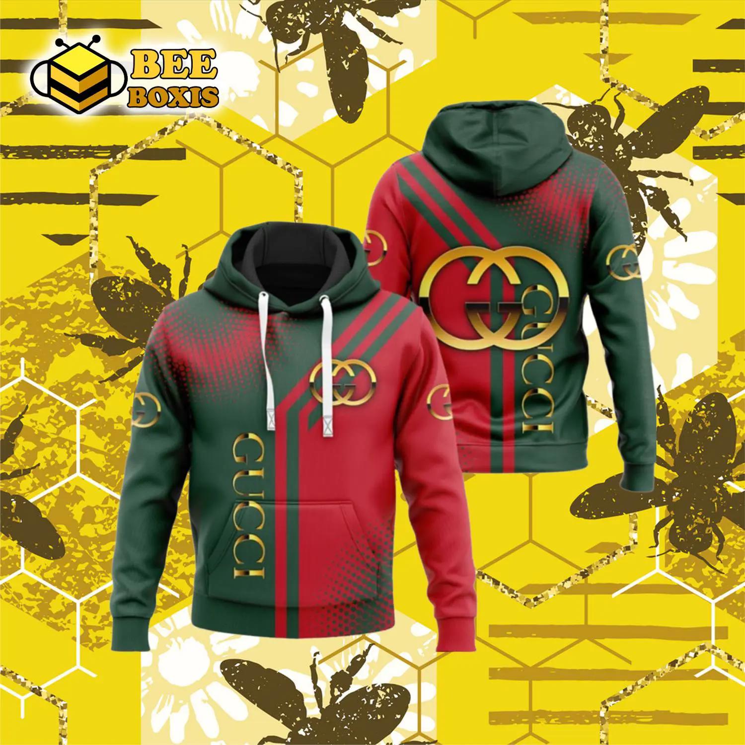 Gucci green red luxury brand premium hoodie for men women