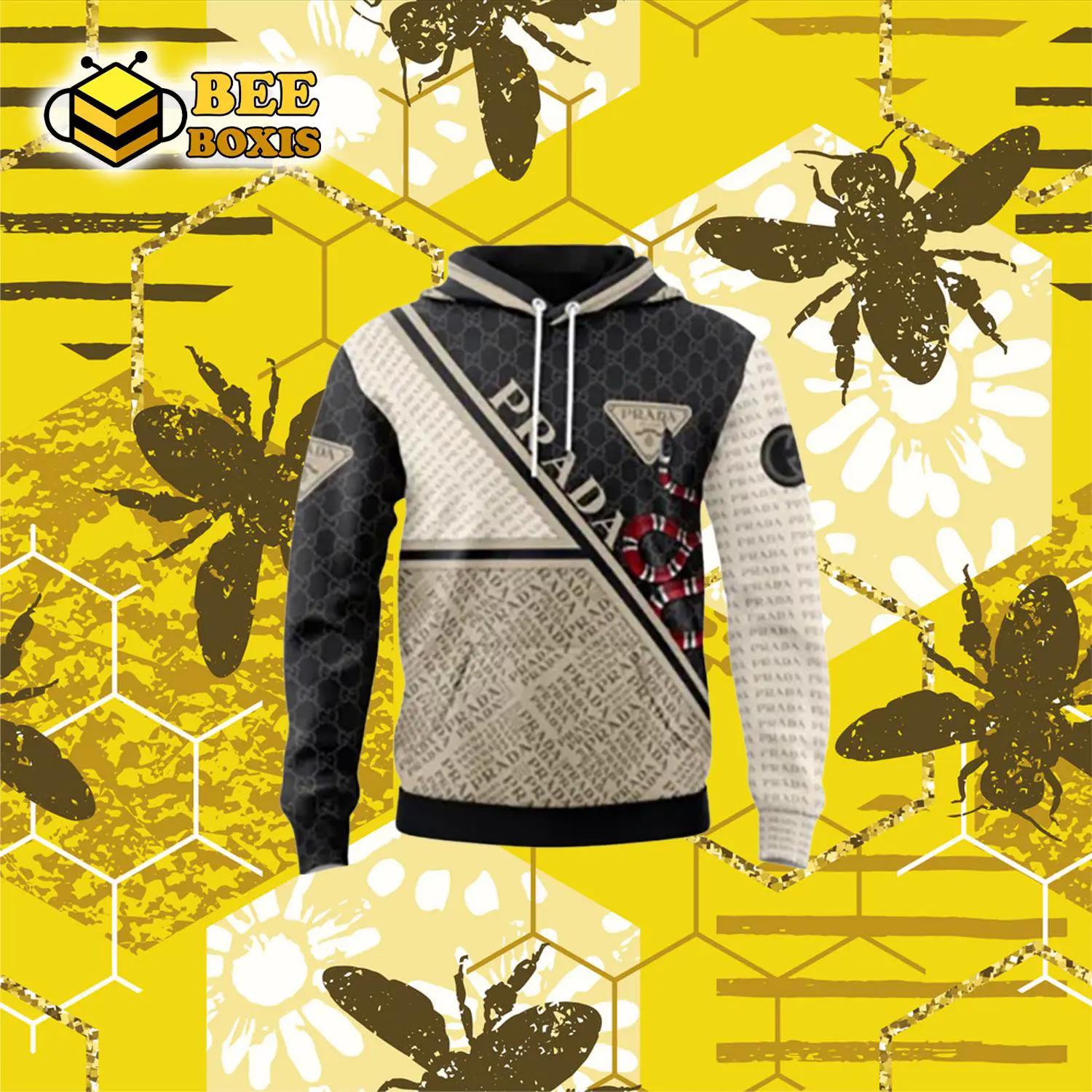 Gucci prada unisex hoodie outfit for men women luxury brand clothing