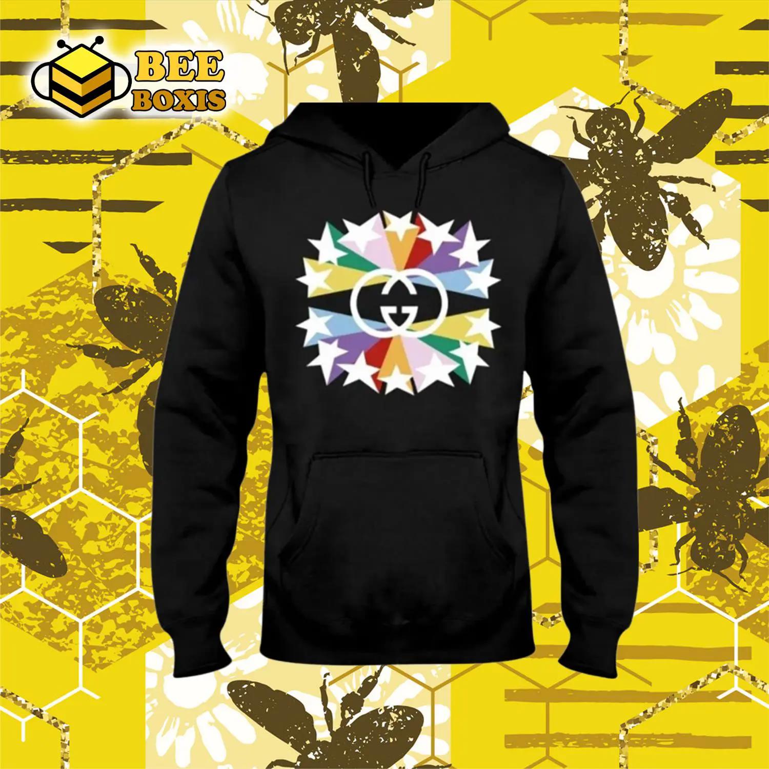 Gucci star black unisex hoodie outfit for men women luxury brand clothing special gift