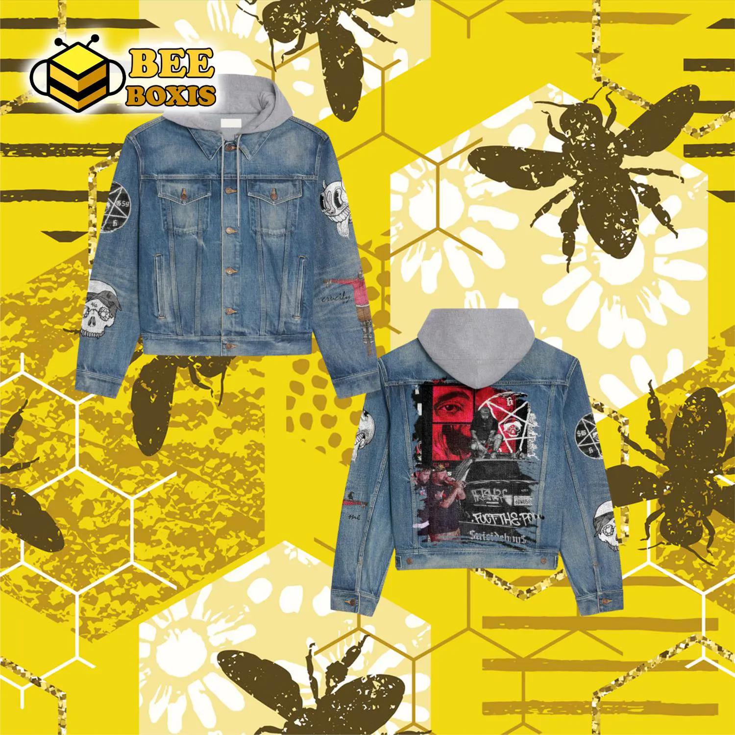 Hand painted tribute hooded denim jacket.png