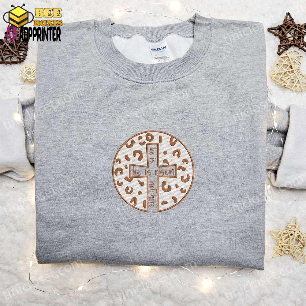 He is risen embroidered shirt & thanksgiving hoodie: best holiday gift ideas