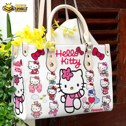 Hello kitty leather handbag gift for women b