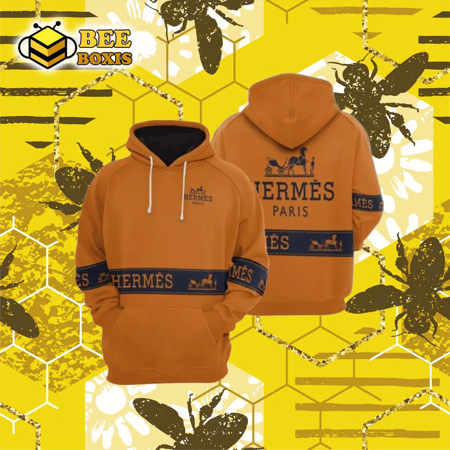 Hermes paris luxury unisex hoodie luxury brand outfit for men women