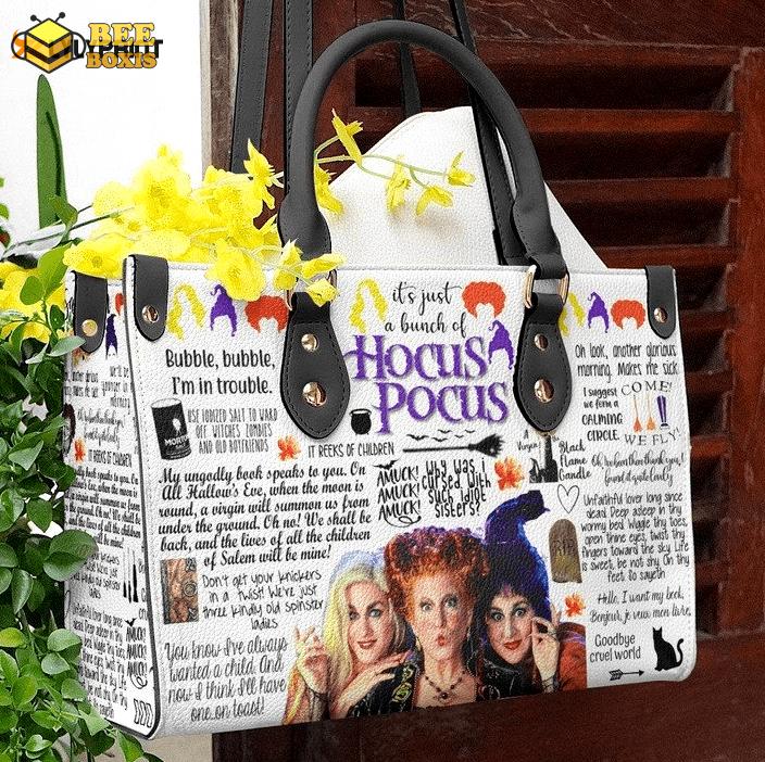 Hocus pocus 1 leather handbag