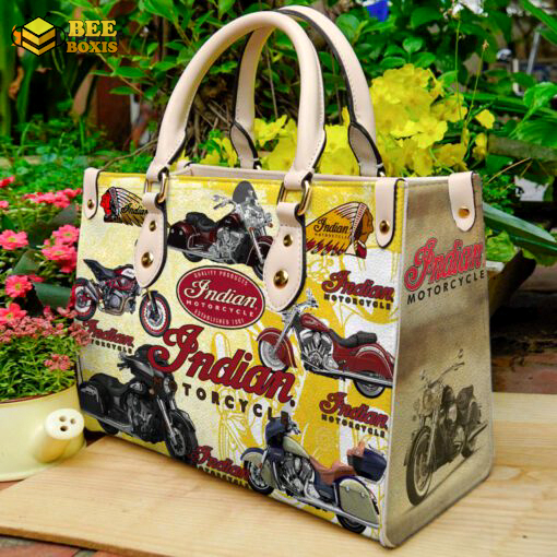 Indian motorcycles leather handbag gift for women
