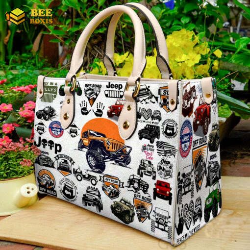 Jeep leather handbag gift for women