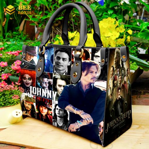 Johnny depp leather handbag gift for women