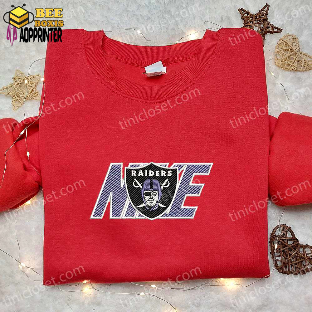 Las vegas raiders x nike embroidered shirt – nfl sports hoodie