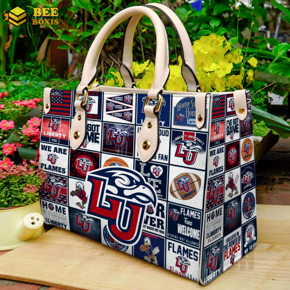 Liberty flames leather handbag for women gift