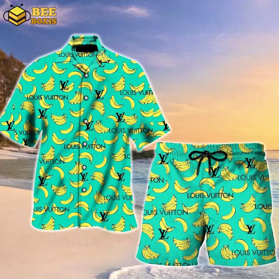 Louis vuitton banana hawaii set luxury brand fashion for men