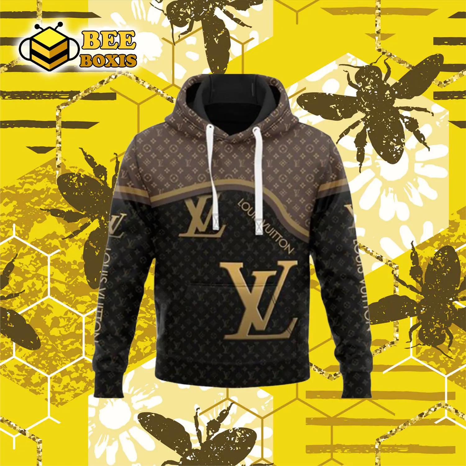Louis vuitton black brown fashion luxury brand hoodie for men women