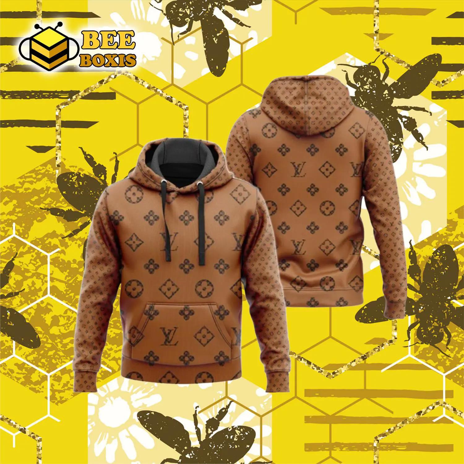 Louis vuitton bronze luxury brand unisex hoodie for men women