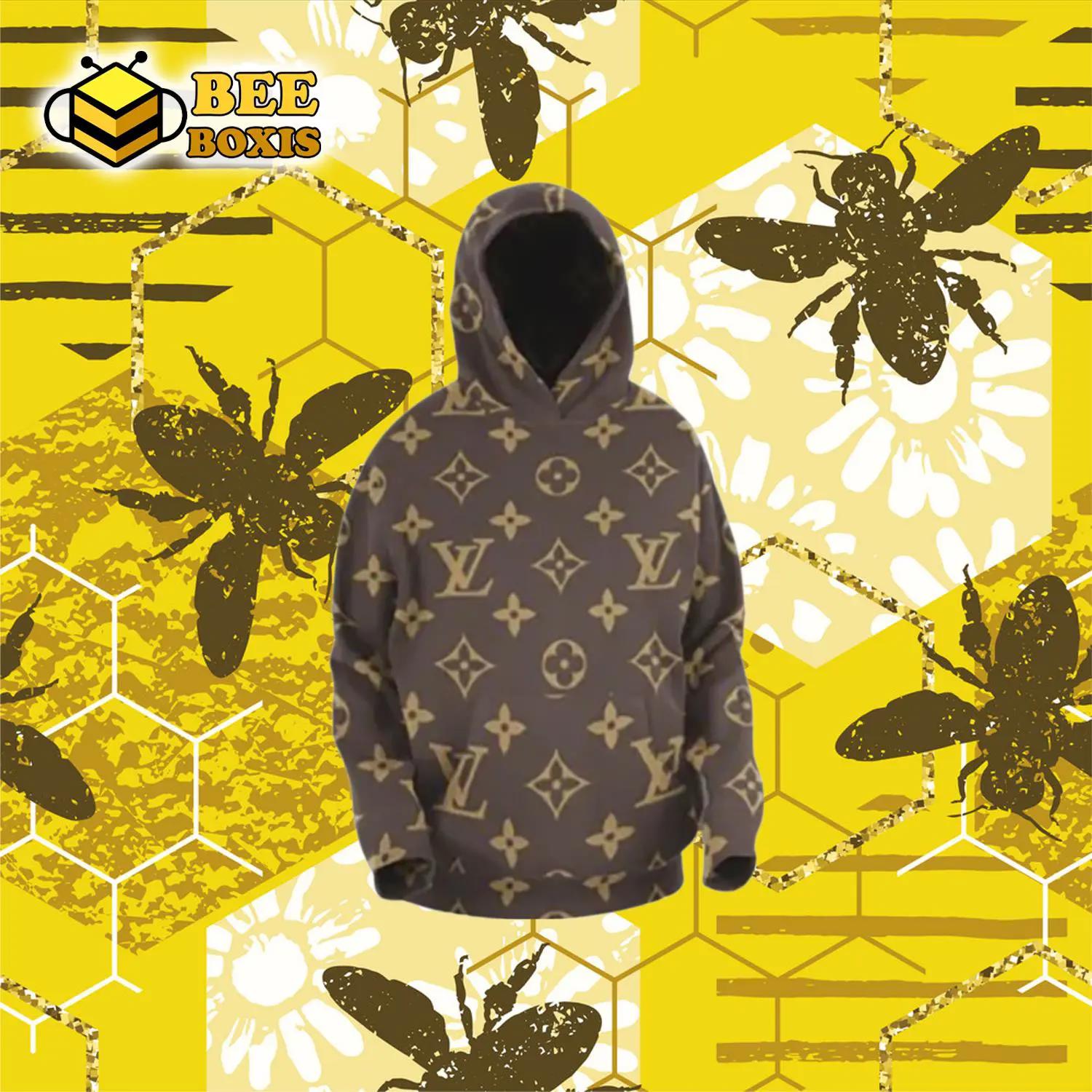 Louis vuitton lv brown hoodie luxury brand clothing clothes outfit for men