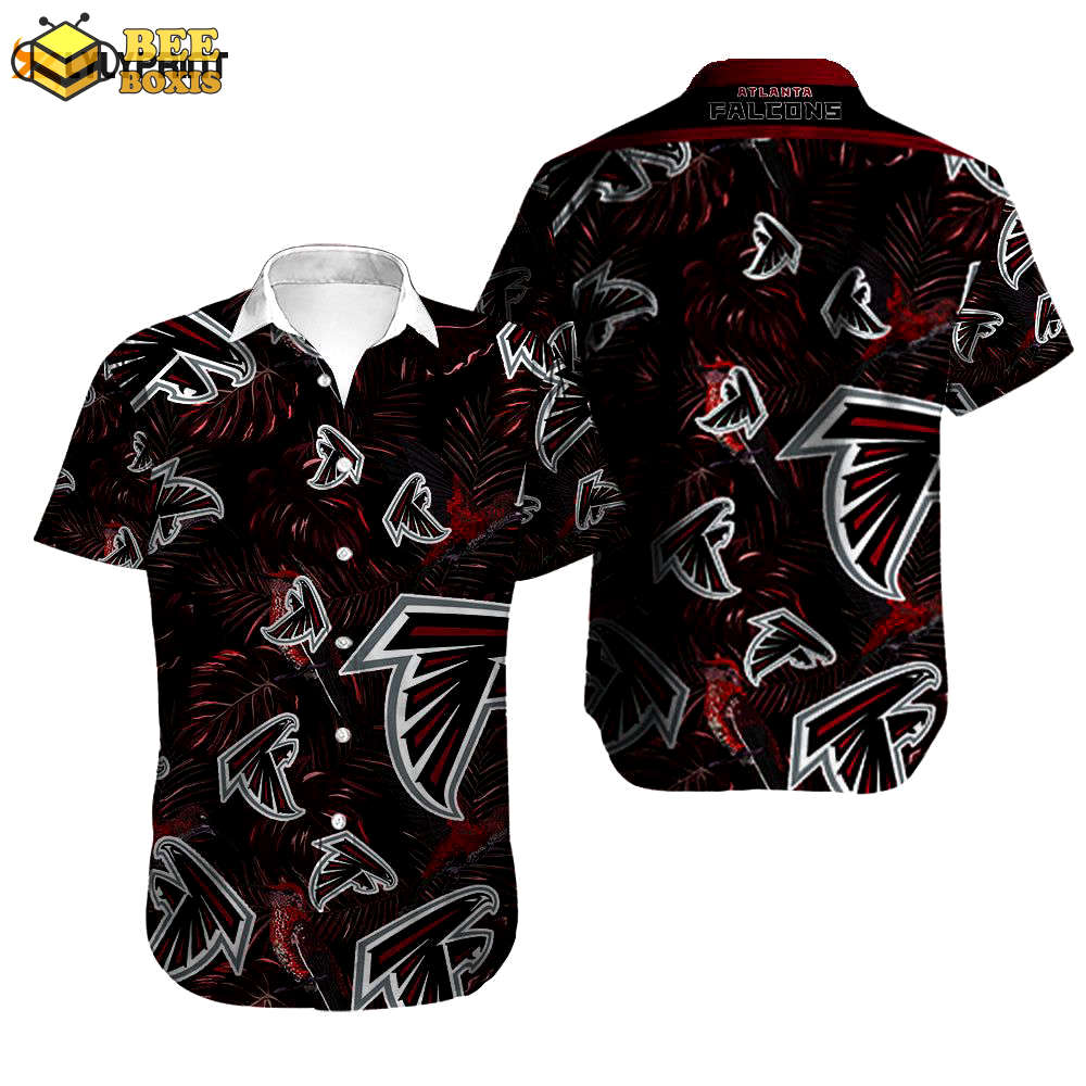 Men’s atlanta falcons hawaiian shirt tropical
