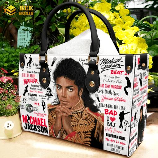 Michael jackson leather handbag gift for women