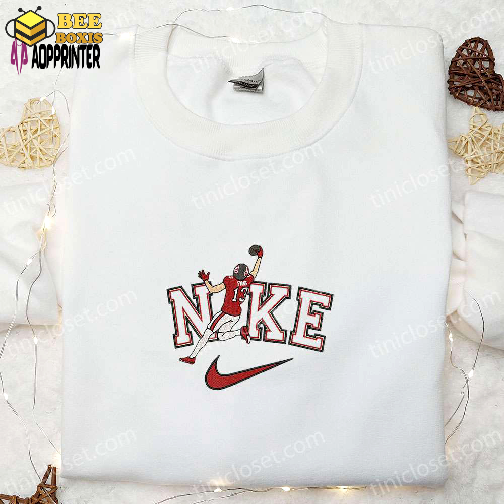 Mike evans x nike embroidered shirt: nfl sports hoodie for celebrities